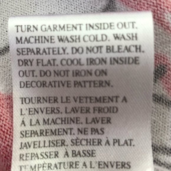 Beta's Choice Red/White Beaded Front 3/4-sleeve Top S - Picture 7 of 7